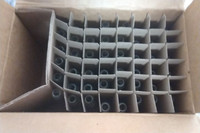 Pyrex 9825-22 48 Pk 50 mL Tube Capacity Glass Culture Tube with Screw Cap-23162352