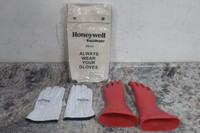 Salisbury GK011R/7 Size 7 Class 0 Red Electrical-Insulating Glove Kit-30556345