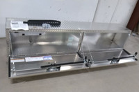 Weather Guard 391-0-02 15.2 Cu Ft Storage Capacity Silver Topside Truck Box-50110503