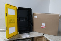 Allegro 4100-P 32-1/2 In Height Black/Yellow PAPR Wall Case-48903469