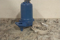 Goulds Water Technology WS1012BF 1 HP 1725 RPM 230VAC Sewage Ejector Pump-86178072
