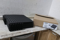 Notrax 570S1818BL 8 Pk 18 x 18 In Black Interlocking Antifatigue Mat Tile-55711711