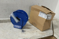 Coxreels 112Y-4 300 Ft Max L (16/3 Cord) Blue Steel Cord Storage Reel-48348036