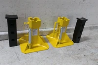 Esco/Equipment Supply Co 10455-PAIR 2 Pk 22 Ton Capacity 20 In Max H Jack Stand-64412991