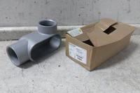 Hubbell Killark LR87 3 In Trade Size LR Body Style Iron Conduit Outlet Body-79031443