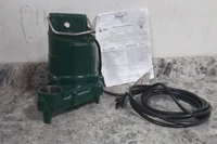 Zoeller N53 3/10 HP 1550 RPM 115VAC 19 Ft Max Head Submersible Sump Pump-97758758