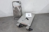 Vestil CART-400-PSS 400 Lb Corrosion-Resistant Manual Mobile Scissor-Lift Table-55076516