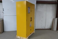 Justrite 22607 45 Gal Storage Cap Yellow Steel Flammables Safety Cabinet-12027239