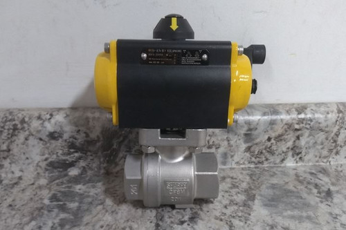 Sharpe 4353015800 1-1/4 In Pipe Size Pneumatic Actuated Ball Valve-67421478