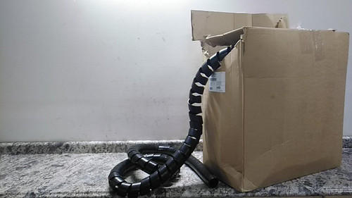 Caplugs FRAS-75 66 Ft L Black Fire Resistant Anti-Static Spiral Wrap-43974545