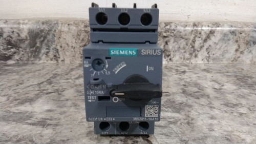 Siemens 3RV20111HA10 690VAC Maximum Voltage Rating Manual Motor Starter-67248314