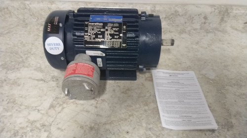 Marathon Motors 143TTGN6551 1 HP 1735 RPM 208-230/460V Hazardous Location Motor-75744445
