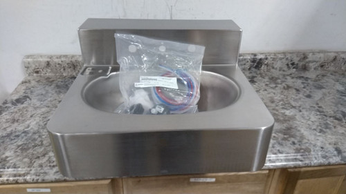 Acorn 1652-1-BP-04-M 14-3/4 x 9-1/2 In Bowl Size Stainless Steel Lavatory Sink-60144549