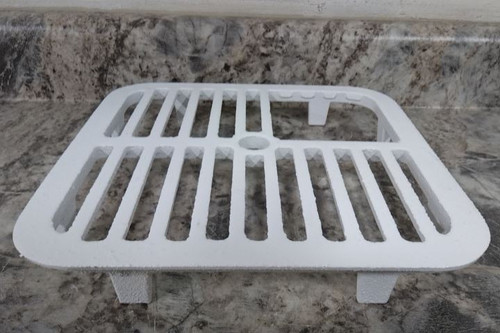 Jay R. Smith Mfg. Co 3420G-13 7-1/8 In Overall L/Width Cast Iron Square Grid-41644362