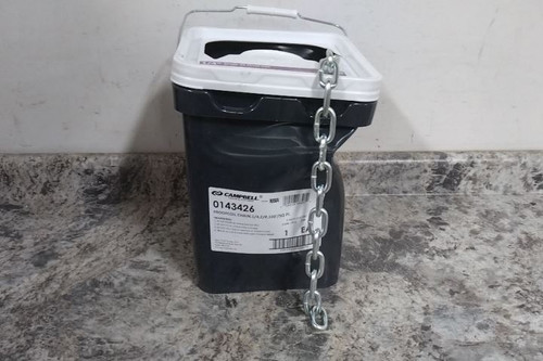 Campbell T0143426 1/4 In Trade Size 30 Grade 100 Ft L Carbon Steel Chain-71420144