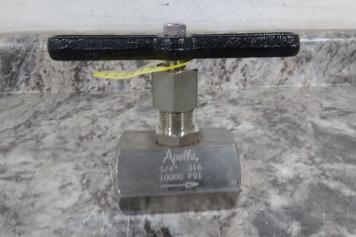 Apollo 60B70401 3/4 In FNPT x FNPT 316 Stainless Steel Body Globe Valve-98173495