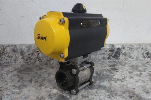 Sharpe SVSER124122 1-1/2 In Double Acting Pneumatic Actuated Ball Valve-18267642