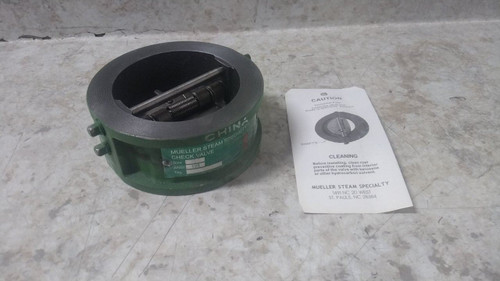 Mueller Steam Specialty 3 71AHB3H 3 In Pipe Size Double Disc Check Valve-31771120