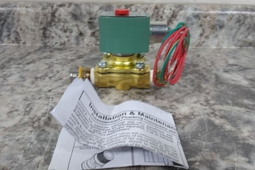 Redhat K210G002LFXC 24/DC 1/2 In Pipe Size 24VDC Solenoid Valve-14793004