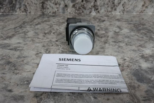 Siemens 52PL4JBXB 480VAC Maximum Voltage Rating LED Pilot Light-13940144