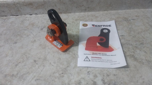 Renfroe LHC-00.25-A 1 In Max Jaw Opening 500 Lb Working Load Limit Plate Clamp-13802347