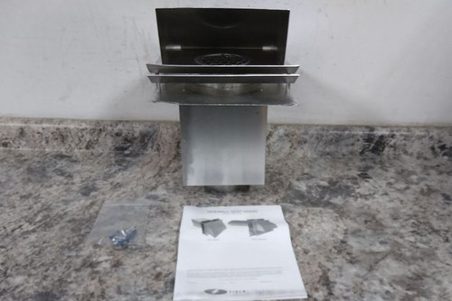 Field Controls SWH-4 4 In Nominal Duct Diameter Silver Aluminum Vent Cap-95226486