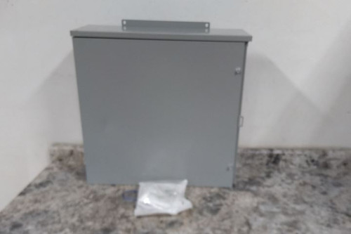 Hoffman A24R248HCR 24 x 24 x 8 In Gray Steel Wall Mount Enclosure-14466414
