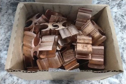 Blackburn CF4010-1 50 Pk 2/0 to 4/0 AWG Main Copper Compression Tap Connector-59975497