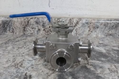 VNE EG93CCC-61.0 1 In Inlet/Outlet Manual Three-Way Ball Valve-36754437