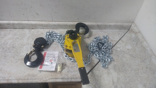 Oz Lifting Products OZ600-10LHOP 6 Ton Cap 10 Ft Lift Length Lever Chain Hoist-27432301