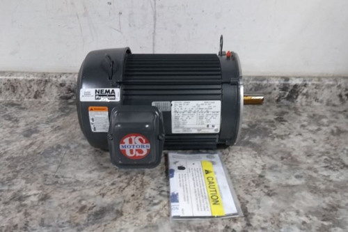 U.S. Motors U3P2DCR 3 HP 1765 RPM 208-230/460VAC General Purpose Motor-11739484