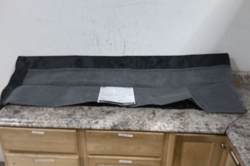 E-Z Up SW3FB10FXTMC2WBK 120 In Overall Width Black Food Booth Sidewall-36302340