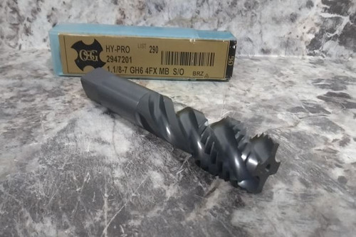 OSG 2947201 1-1/8 In Thread L 7/8 In Shank Dia Spiral Flute Tap-52161840