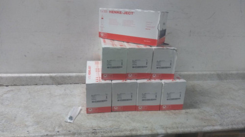 Henke-Ject 5200.000V0 8 Boxes (100/Box) 20mL Capacity 3-Part Disposable Syringe-71334528