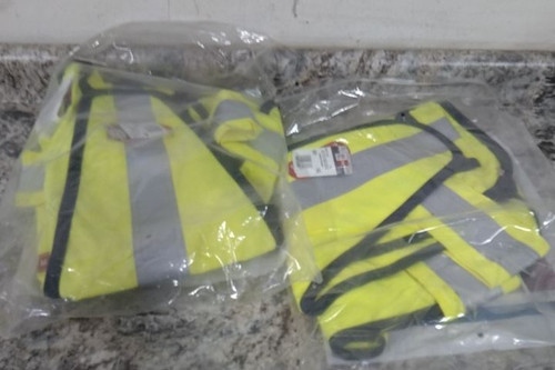 Big Bill A648TY7/OS-OSFA-REG-YEL 2 Pk Size Reg High Vis Yellow FR Safety Vest-99816940