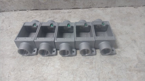 Hubbell Killark FSC-3 5 Pk 18 Cu Ft Capacity 2 In Box Depth Electrical Box-38476880