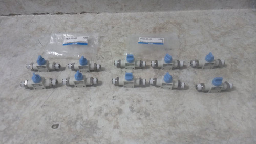 SMC VHK3A-02S-02S 10 Pk 1/4 In Port Connection Finger Valve-93682264