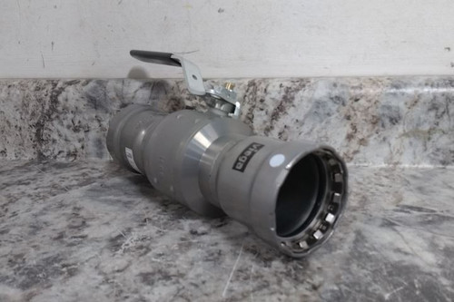 Viega Megapress 28965 1-1/2 In Connection Size Manual Two-Way Ball Valve-49816323