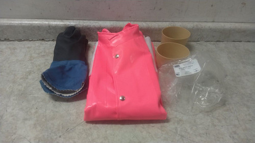 Standard Safety 072-5522-2003 Size L WG20 30 In Front Snap Closure Jacket-17542454