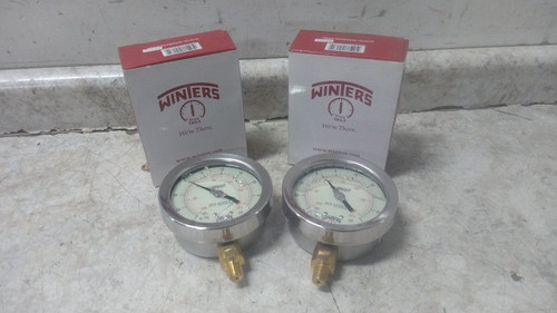 Winters PFP1021WBG 2 Pk 4 In Nominal Dial Size Industrial Compound Gauge-68676647