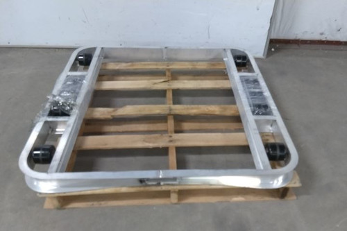 Magliner PDT484810 48 In Length 48 In Width Open-Deck Aluminum Pallet Dolly-26138844