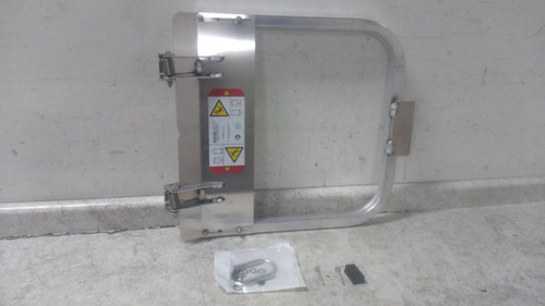 PS Industries LSG-24-ALU 22-3/4 to 26-1/2 In W Single-Door Metal Safety Gate-51133428