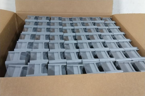 Akro-Mills 20228 56 Pk 10.5625 In Overall Length Gray Shelf Storage Bin-60504823