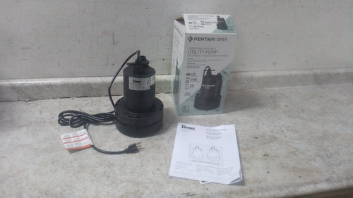 Simer 2355-04 1/3 HP 115VAC Submersible Utility Pump-15878544