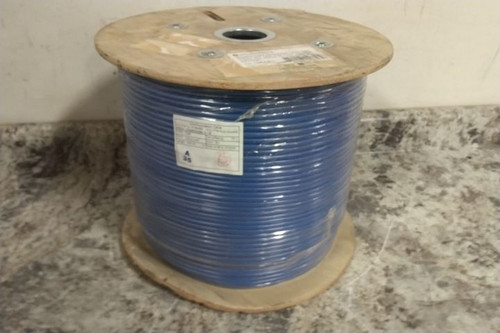 Monoprice 18617 1,000 Ft Cable Length 24 AWG Blue Data Cable-22838594