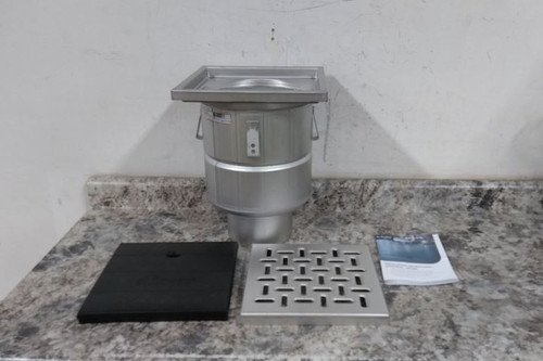 Blucher BFD-336 6 In Nominal Pipe Size Stainless Steel Square Floor Drain-80448974