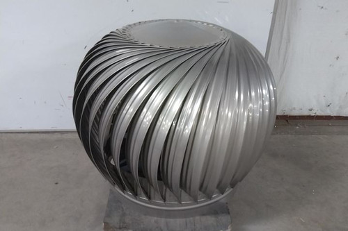 Romlair RR-30 SS 30 In Base Diameter Wind-Driven Roof-Mount Exhaust Fan-34344810