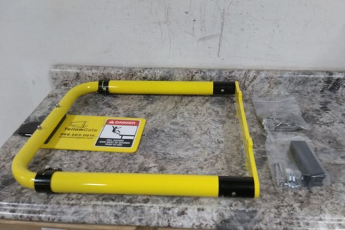 Erectastep 11792-R2 36 In Max Opening 22 In H Yellow Self Closing Safety Gate-70864796