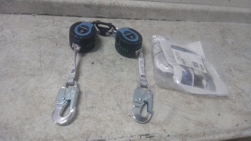 Falltech 82706TB4 310 Lb Weight Capacity 6 Ft L 2 Leg Self-Retracting Lifeline-15329634