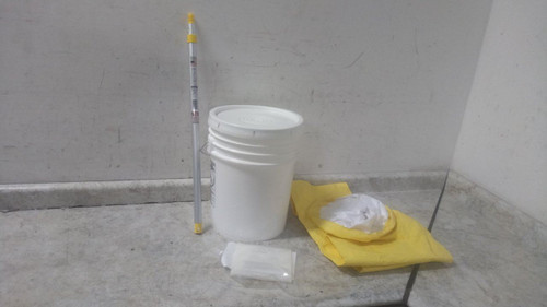 Guardian Equipment AP250-005 72-1/2 In Height Yellow Tyvek Test Kit-38149354